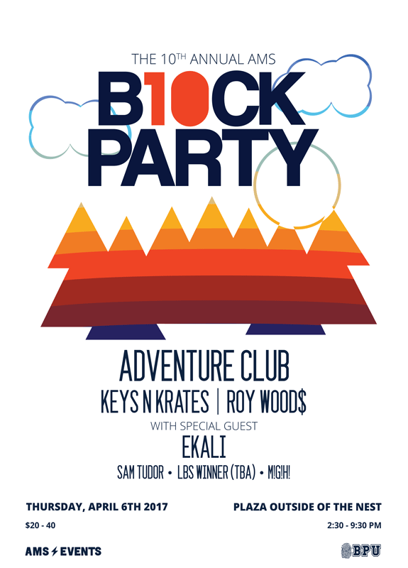 UBC Block Party Poster Design